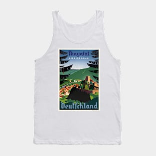 Thayatal Deutschland Germany Vintage Poster 1939 Tank Top